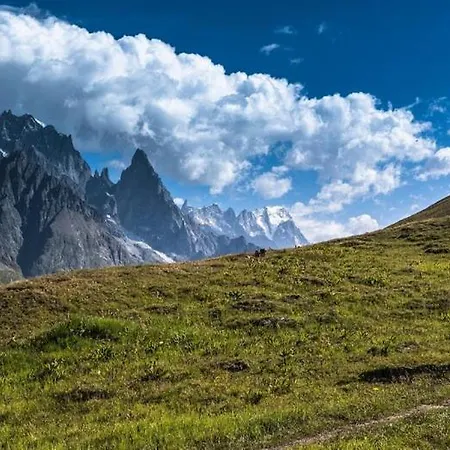 Апартаменты La Maison Des Guides - Trilocale A 500 Mt Dalle Piste Di Dolonne Курмайор