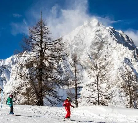 Апартаменты La Maison Des Guides - Trilocale A 500 Mt Dalle Piste Di Dolonne