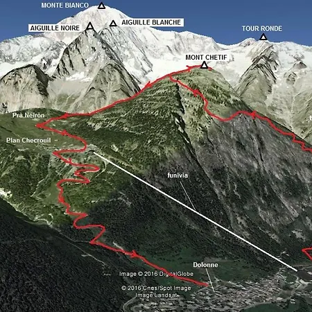 La Maison Des Guides - Trilocale A 500 Mt Dalle Piste Di Dolonne Курмайор