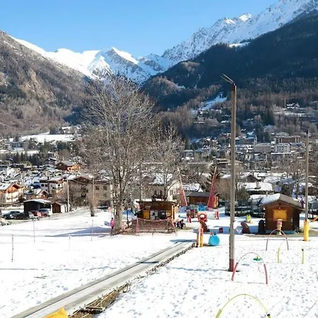 La Maison Des Guides - Trilocale A 500 Mt Dalle Piste Di Dolonne * Курмайор
