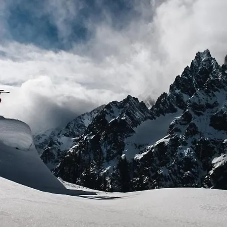 La Maison Des Guides - Trilocale A 500 Mt Dalle Piste Di Dolonne Апартаменты Курмайор